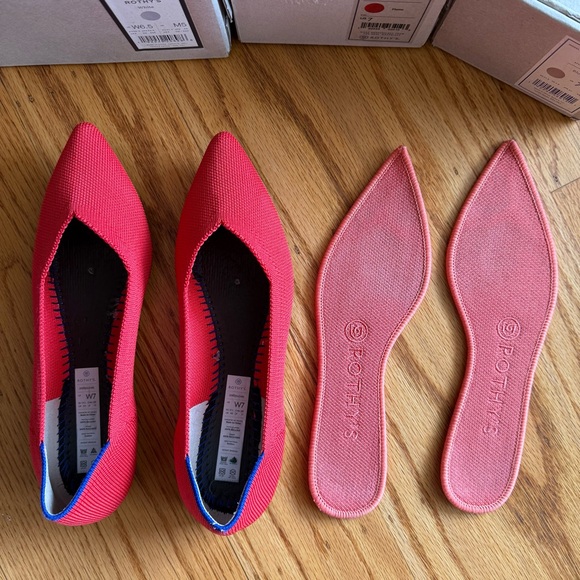 Rothy's The Point in Flame, with box - Picture 11 of 13